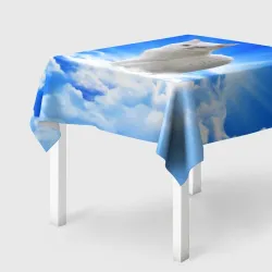 Скатерть 3D Кот в облаках