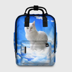 Женский рюкзак 3D Кот в облаках