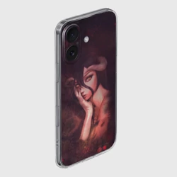 Чехол для iPhone 16 силиконовый с защитой камеры Albedo sadness - фото 2