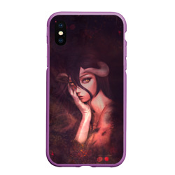 Чехол для iPhone XS Max матовый Albedo sadness