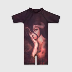 Детский купальный костюм 3D Albedo sadness