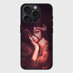 Чехол силиконовый для Apple iPhone 15 Pro матовый Albedo sadness