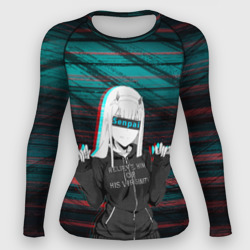 Женский рашгард 3D Zero Two Glitch