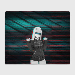 Плед 3D Zero Two Glitch