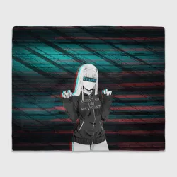 Плед 3D Zero Two Glitch