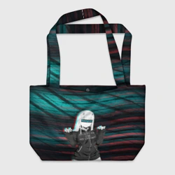 Пляжная сумка 3D Zero Two Glitch