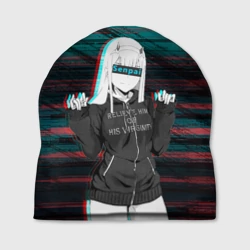 Шапка 3D Zero Two Glitch