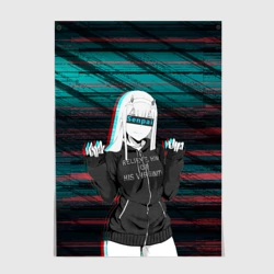 Постер Zero Two Glitch