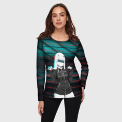 Женский лонгслив 3D Zero Two Glitch - фото 2