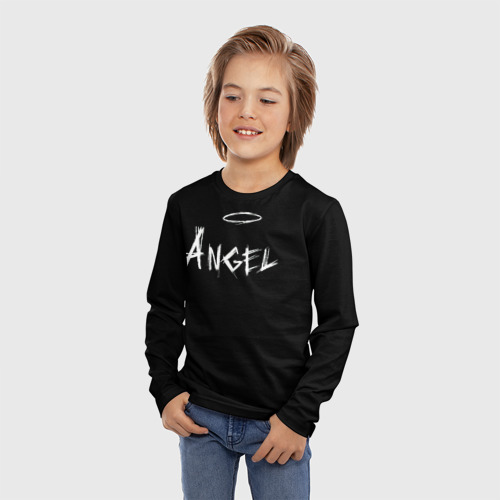 Детский лонгслив 3D Angel, цвет 3D печать - фото 3