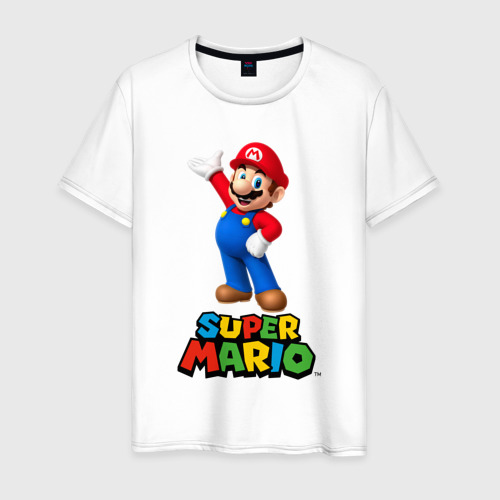 Мужская футболка хлопок Super Mario