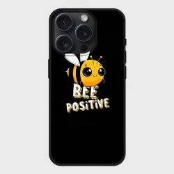 Чехол силиконовый для Apple iPhone 15 Pro Мax матовый Пчёлка