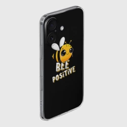 Чехол для iPhone 16 силиконовый с защитой камеры Пчёлка - фото 2