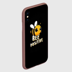 Чехол для iPhone XS Max матовый Пчёлка - фото 2