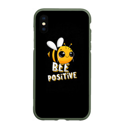 Чехол для iPhone XS Max матовый Пчёлка