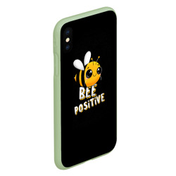 Чехол для iPhone XS Max матовый Пчёлка - фото 2