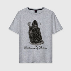 Женская футболка хлопок Oversize Children of Bodom (Z)
