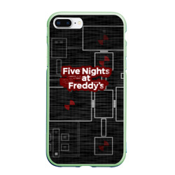 Чехол для iPhone 7Plus/8 Plus матовый Five Nights At Freddy