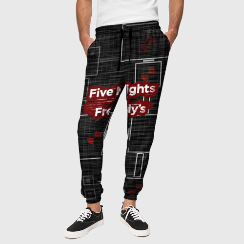 Мужские брюки 3D Five Nights At Freddy, цвет 3D печать - фото 4