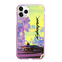 Чехол для iPhone 11 Pro Max матовый Cyberpunk 2077