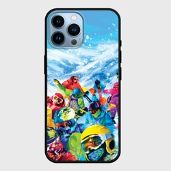 Чехол для iPhone 14 Pro Max Палитра сноуборд