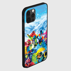 Чехол для iPhone 12 Pro Палитра сноуборд - фото 2