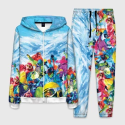 Мужской костюм 3D Палитра сноуборд