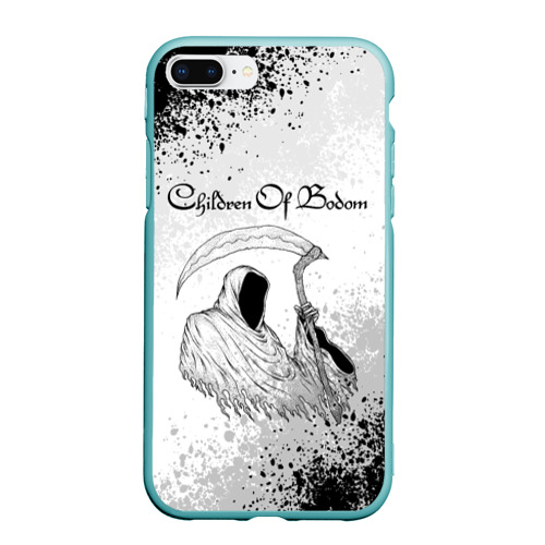 Чехол для iPhone 7Plus/8 Plus матовый Children of Bodom, цвет мятный