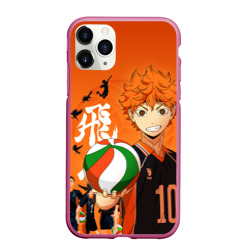 Чехол для iPhone 11 Pro матовый Волебольная команда из аниме Haikyuu!!