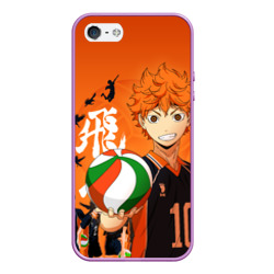 Чехол для iPhone 5/5S матовый Волебольная команда из аниме Haikyuu!!