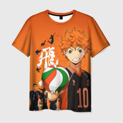 Мужская футболка 3D Волебольная команда из аниме Haikyuu!!