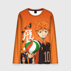 Мужской лонгслив 3D Волебольная команда из аниме Haikyuu!!