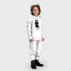 Детский костюм хлопок Oversize Влюбленный котик-ангел любви - фото 2