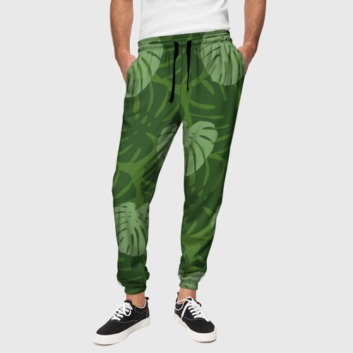 Мужские брюки 3D Лист , цвет 3D печать - фото 4