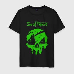 Мужская футболка хлопок Sea Of Thieves Море Воров Зеленая
