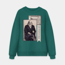 Мужской свитшот oversize без начеса хлопок Ты мне периодически снишься