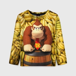 Детский лонгслив 3D Donkey kong country