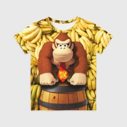 Детская футболка 3D Donkey kong country