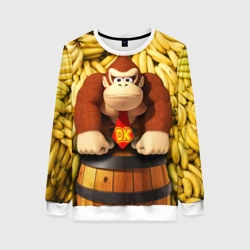 Женский свитшот 3D Donkey kong country