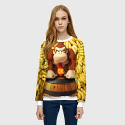 Женский свитшот 3D Donkey kong country - фото 2