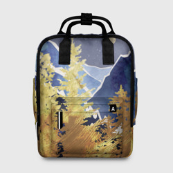 Женский рюкзак 3D Золотой лес