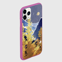 Чехол для iPhone 11 Pro матовый Золотой лес - фото 2