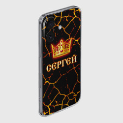 Чехол для iPhone 16 силиконовый с защитой камеры Сергей - фото 2