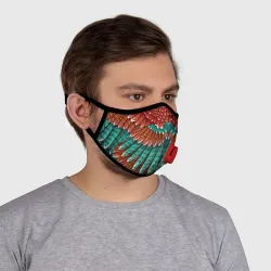 Маска из неопрена Оперение зимородка - фото 2