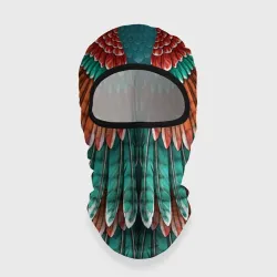 Балаклава 3D Оперение зимородка