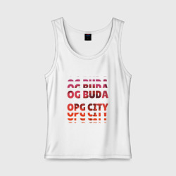 Женская майка хлопок OG Buda OPG City Strobe Effect