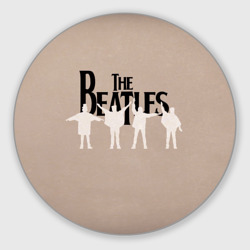 Круглый коврик для мышки The Beatles