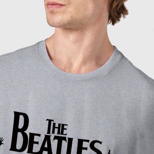 Мужская футболка хлопок с принтом The Beatles, фото #4