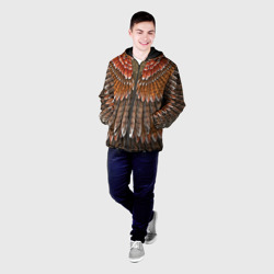 Мужская куртка 3D Оперение: орел - фото 2