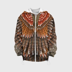 Детская куртка 3D Оперение: орел